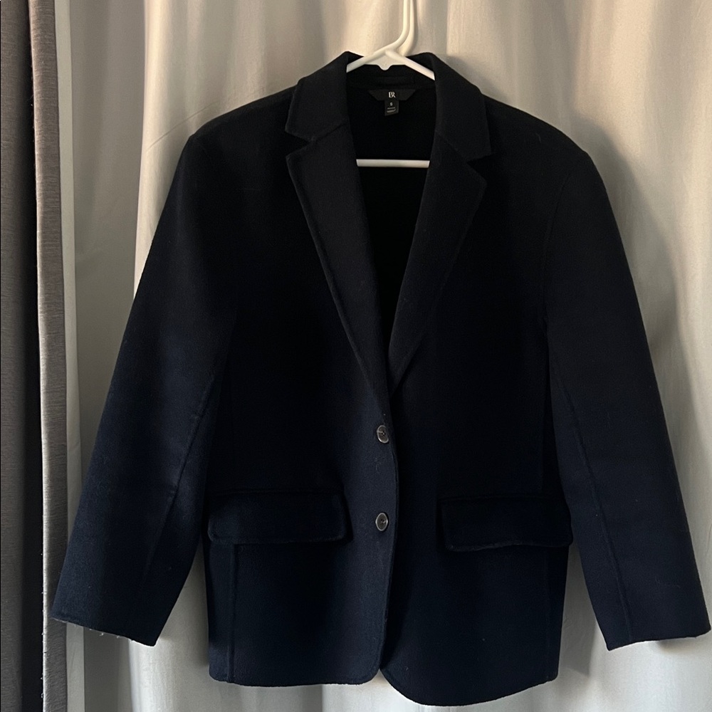 Women's Navy Wool Blazer